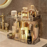 Double Layer Acrylic Vanity Stand