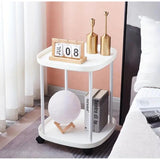 Double Layer Stool with Wheels
