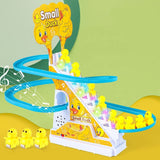 Duck Slide Kids Toy Automatic Stair Climbing with Lights & Music