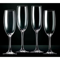Durable Quality: Made from sturdy glass, enhancing both clarity and durability. Perfect for Celebrations: A set of 6, ideal for toasting at gatherings, parties, and special events. Tableware Stemware