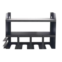 Durable Wall Mounted Tools Storage Rack Metal 44x23x30cm for Garage and Workshop Organization Storage and organization Storage & Organization