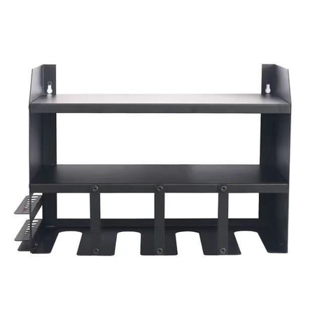 Durable Wall Mounted Tools Storage Rack Metal 44x23x30cm for Garage and Workshop Organization