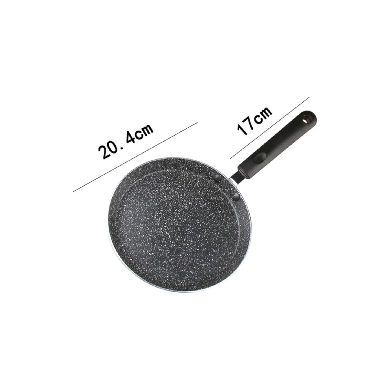 Edenberg Finest Granite Chapati Pan | 28cm | Nonstick & Durable Cooking Pan