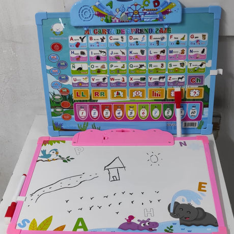 Educational Tablet for Children WordPad Bilingual Learning with Whiteboard
