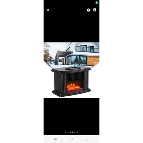 Electric Fireplace with Heat | Available in 12", 15", and 23" Sizes
