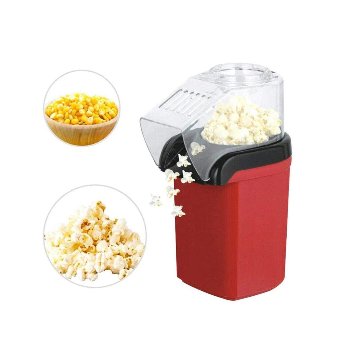 Electric Oil Free Popcorn Maker,240V 1200W One Minute Popcorn Machine.