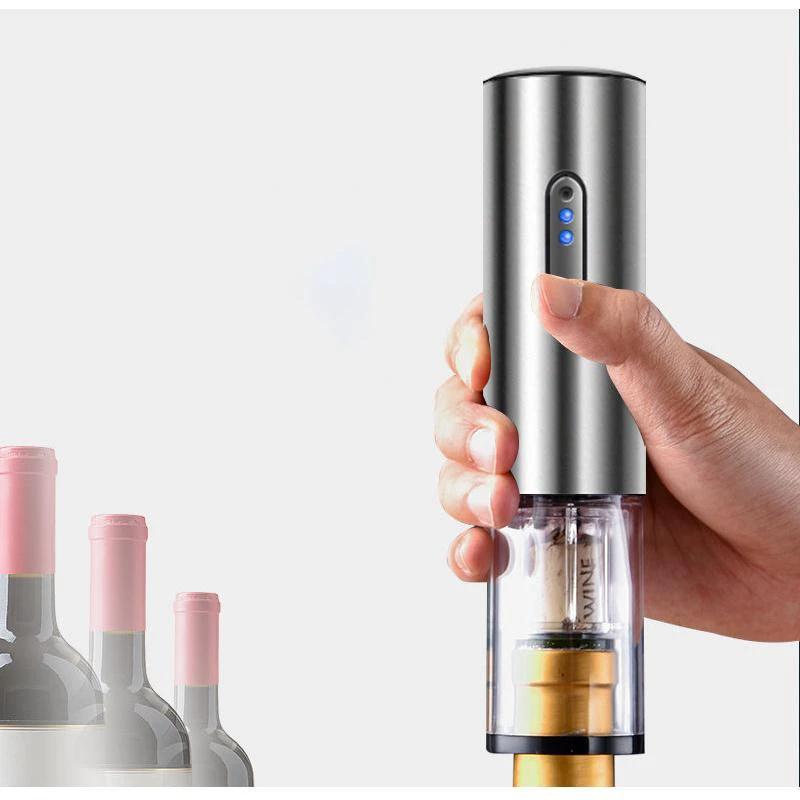 Electric Wine Bottle Opener with Foil Cutter Accessories Electric Corkscrews