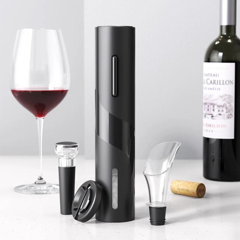 Electric Wine Opener Set with Accessories Battery Operated