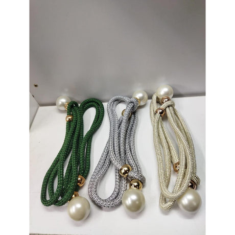 Elegant Curtain Holders (Pair - 2pcs) | Available in Grey, Green, Cream White