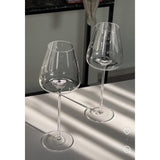 Elegant Long Stem Wine Glasses 600ml Set of 2