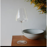 Elegant Long Stem Wine Glasses 600ml Set of 2