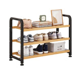 Entryway Shoe Rack Compact 3 Tier Organizer for Home and Hallway Storage
