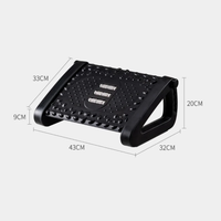 Ergonomic Adjustable Foot Rest Health and Wellness Foot Care