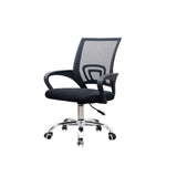 Ergonomic Fabric Mesh Office Chair | Adjustable Swivel Chair with Lumbar Support