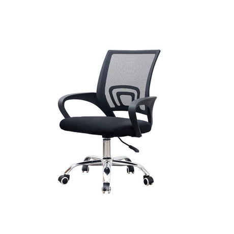 Ergonomic Fabric Mesh Office Chair | Adjustable Swivel Chair with Lumbar Support