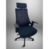 Ergonomic Mesh Office Chair with Adjustable Headrest and Lumbar Support