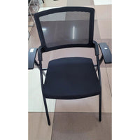 Ergonomic Office Mesh Visitor Chair with Armrests – Foldable Design Office Chairs Office Furniture