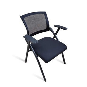 Ergonomic Office Mesh Visitor Chair with Armrests – Foldable Design Office Chairs Office Furniture