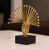 Executive Metal Abstract Spiked Sculpture