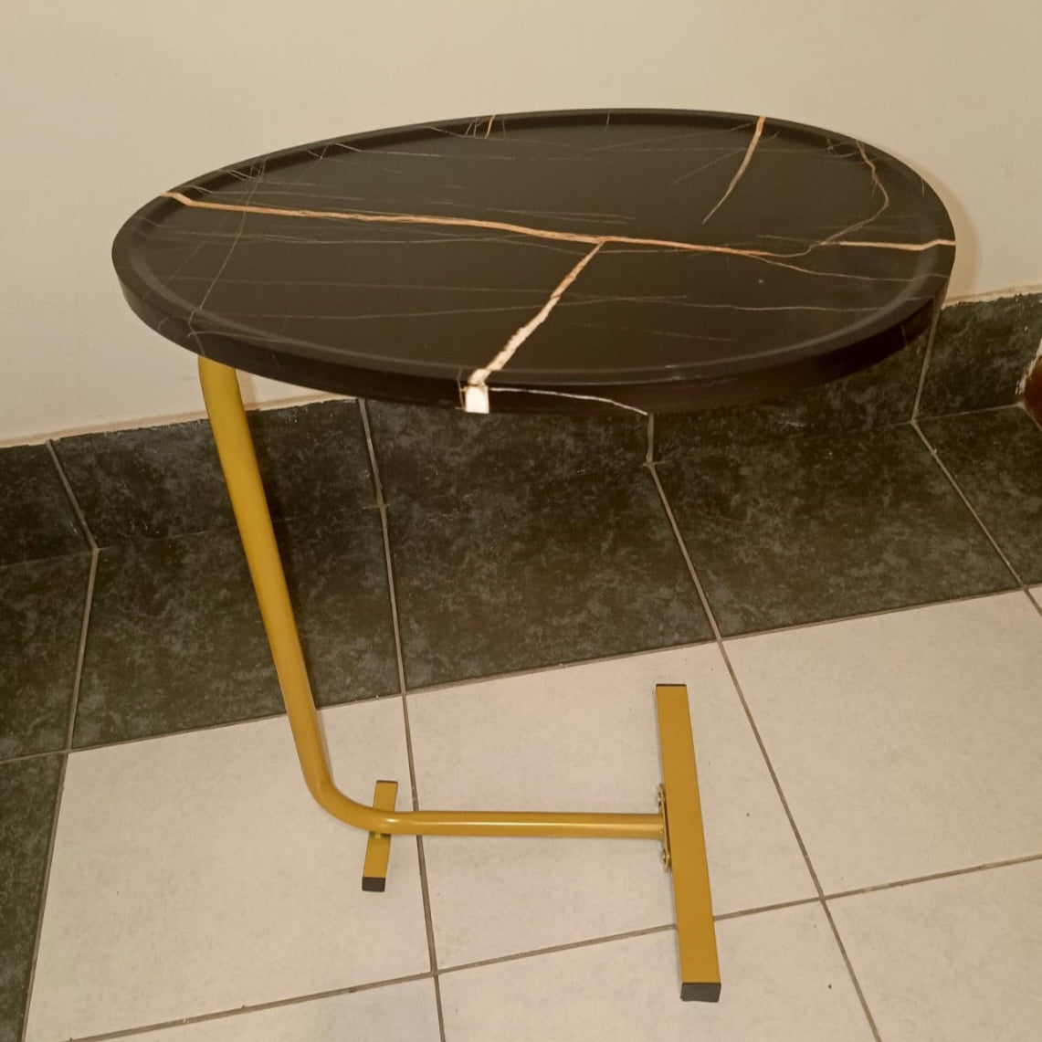 Exquisite High Quality Oval Shaped Side Table