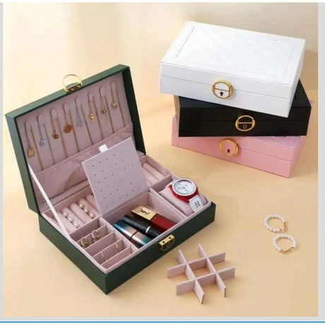 Exquisite Large Capacity Travel Jewelry Bag