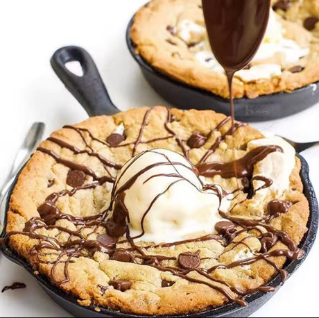 Extra Large 30cm Cast Iron Skillet Fry Pan–Multipurpose Cooking, Baking, and Serving