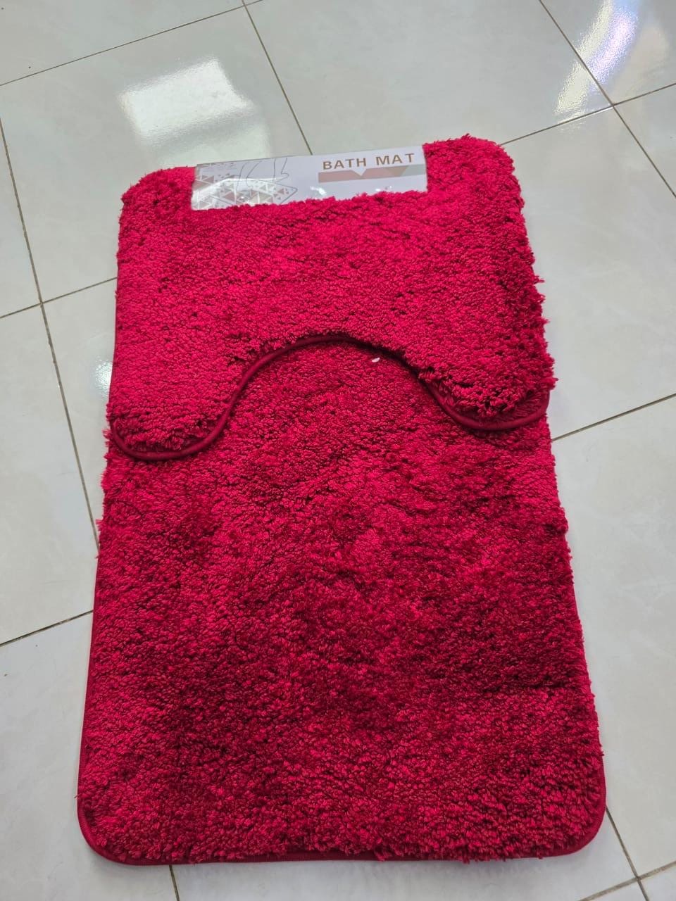 2-Piece Thick Microfibre Bathmat & Toilet Mat Set – Ultra Soft & Luxury Feel