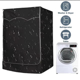 Black Waterproof Washing Machine Cover – Front Load – 12kg Fit – Heavy Duty Nylon- Furaha Finds Kenya