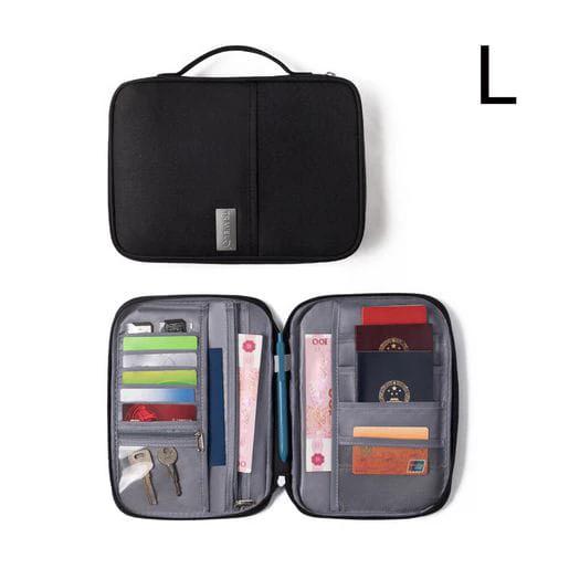 Family Size Travel Passport & Document Organizer – Oxford Cloth Passport Holders Travel Wallets