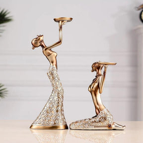 Figurines Statues Decorations Beautiful Candle Holder Decoration General Home - Decor Figurines