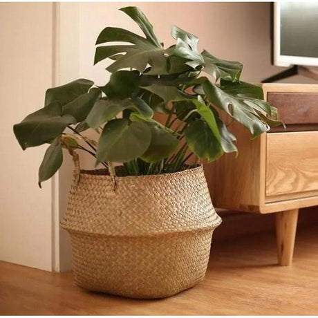Firm Rattan Handmade Baskets Stylish & Durable Decorative Storage