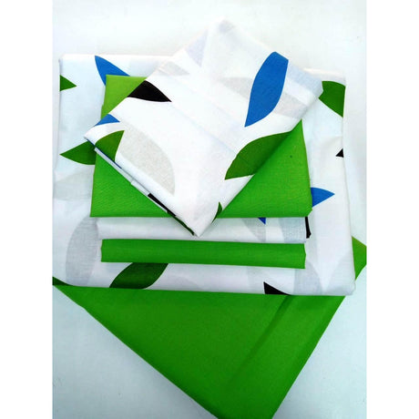 Fitted Cotton Bedsheets Set | 4 Pillowcases, 1 Fitted Sheet, 1 Flat Sheet | 100% Cotton For Softness, Comfort, and Breathability