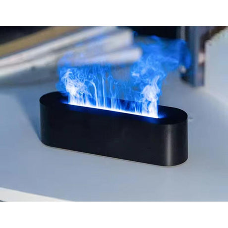 Flame Aromatherapy Diffuser Quiet USB air humidifier with realistic flame effect & essential oil compatibility
