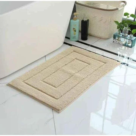 Flocking Anti-Slip Microfiber Door Mats | 50x80cm Bathroom Mats - Multiple Colors Bath Mats Bath Mats & Rugs