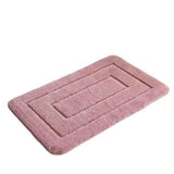 Flocking Anti-Slip Microfiber Door Mats | 50x80cm Bathroom Mats - Multiple Colors Bath Mats Bath Mats & Rugs