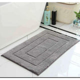 Flocking Anti-Slip Microfiber Door Mats | 50x80cm Bathroom Mats - Multiple Colors Bath Mats Bath Mats & Rugs