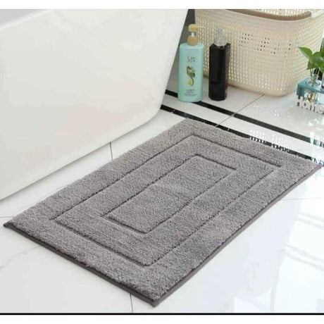 Flocking Anti-Slip Microfiber Door Mats | 50x80cm Bathroom Mats - Multiple Colors Bath Mats Bath Mats & Rugs