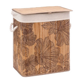 Foldable Bamboo Laundry Basket 50×30×40cm