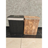 Foldable Bamboo Laundry Basket 50×30×40cm