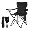 Foldable Camping Chair – Green and Black with Steel Frame
