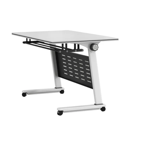 Foldable Desk with Storage 1.2M Multipurpose Workstation