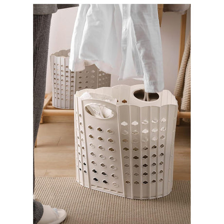 Foldable Dirty Clothes Laundry Basket Plastic Clothes Storage Basket Multifunctional Portable Dirty Clothes Basket