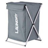 Foldable Laundry Basket with Aluminium Frame – Multiple Colours