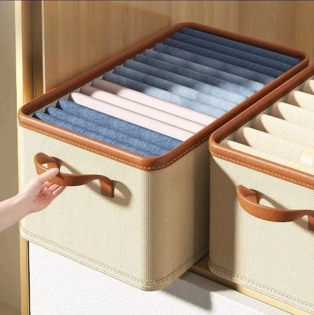 Foldable Multipurpose Clothes Organizer 40cm x 25cm x 20cm Closet Organizer Closet Organizers