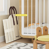 Foldable Toy Basket with Handle for Kids and Home Use