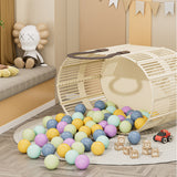 Foldable Toy Basket with Handle for Kids and Home Use