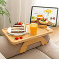 Foldable Wooden Sofa Armrest Tray Clip-On Table 33x24cm Home essential Sofa Accessories