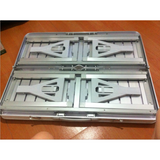 Folding Adjustable Aluminum Alloy Lightweight Outdoor Portable Picnic Camping Chair and Table Set with 4 Seats