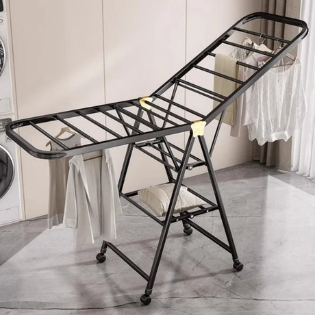 Folding Clothes Drying Rack – Floor Standing Indoor and Outdoor Organizer