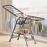 Folding Clothes Drying Rack – Floor Standing Indoor and Outdoor Organizer